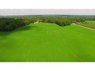 TRACT 3 WITH 2 IN BACKGROUND - REAL ESTATE AUCTION - 2 PRESTIGUOUS HOMES - 66+/- ACRES IN 5 TRACTS IN NOBLE COUNTY, INDIANA